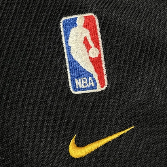 Nike Team Los Angeles Lakers Pants Size L Warm-up 61 Retro Black Ankle Button - Picture 8 of 16